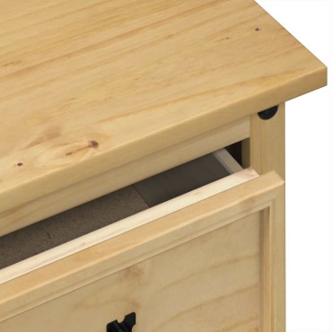 vidaXL Μπουντουάρ Corona 110x47x75cm από Μασίφ Ξύλο Πεύκου 1 τεμ.