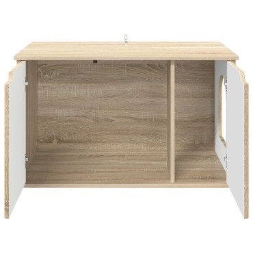 vidaXL Σπίτι Γάτας Σονόμα 85 x 55 x 50,5 εκ Επεξεργασμένο Ξύλο