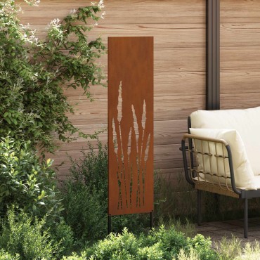 vidaXL Οθόνη Ιδιωτικότητας Κήπου Σκ rusty 32 χ 140 εκ