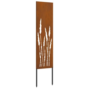 vidaXL Οθόνη Ιδιωτικότητας Κήπου Σκ rusty 32 χ 140 εκ