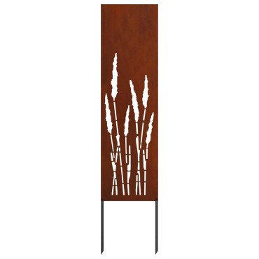 vidaXL Οθόνη Ιδιωτικότητας Κήπου Σκ rusty 32 χ 140 εκ