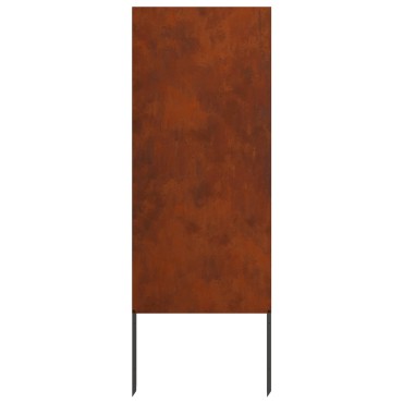 vidaXL Οθόνη Ιδιωτικότητας Κήπου Σκ rusty 50 x 140 εκ