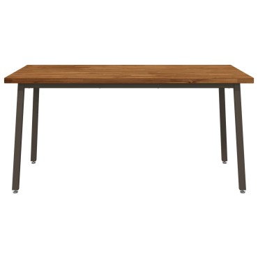 vidaXL Τετράγωνο Τραπέζι Φαγητού 160x70x75cm Στερεό Ξύλο Ακακίας 1 τεμ.