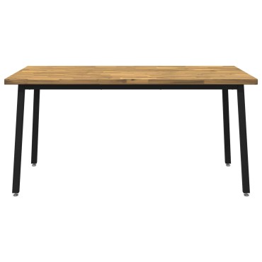 vidaXL Τετράγωνο Τραπέζι Φαγητού 160x70x75cm Στερεό Ξύλο Ακακίας 1 τεμ.