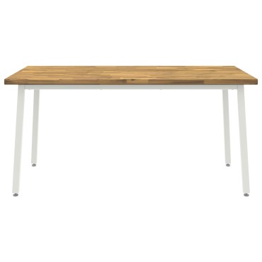 vidaXL Τετράγωνο Τραπέζι Φαγητού 160x70x75cm Στερεό Ξύλο Ακακίας 1 τεμ.