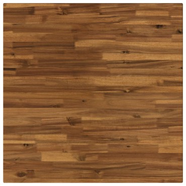 vidaXL 60x55x75cm Στερεό Ξύλο Ακακίας Φυσικό και Λευκό