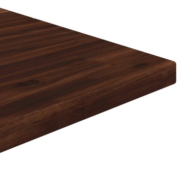vidaXL 110x55x75cm Στερεό Ξύλο Ακακίας Σκούρο Καφέ και Μαύρο