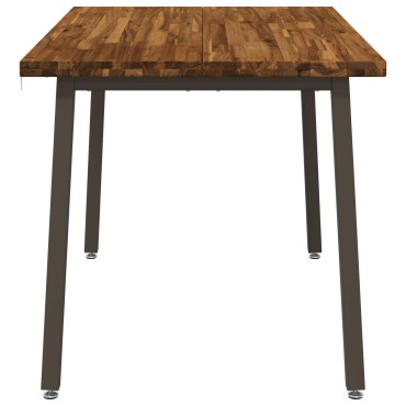 vidaXL 120x80x75cm Στερεό Ξύλο Ακακίας Φυσικό και Καφέ