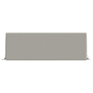 vidaXL Μαξιλάρι πλάτης SOEST 100% Πολυεστέρας Γκρι 120x20x40cm