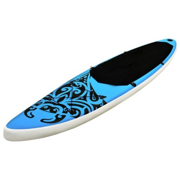 vidaXL Σανίδα SUP Φουσκωτή Σετ Μπλε 366 x 76 x 15 εκ.