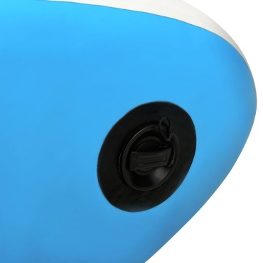vidaXL Σανίδα SUP Φουσκωτή Σετ Μπλε 366 x 76 x 15 εκ.