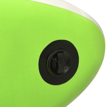 vidaXL Σανίδα SUP Φουσκωτή Σετ Πράσινη 305 x 76 x 15 εκ.