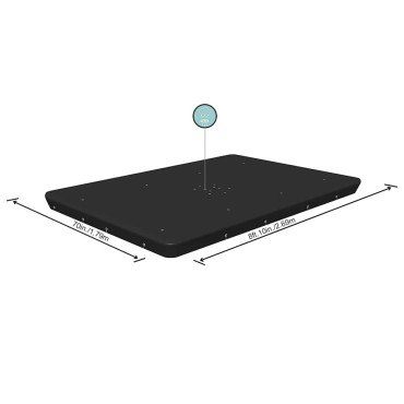 Bestway Κάλυμμα Πισίνας Flowclear 269 x 179 εκ.