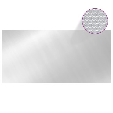 vidaXL Κάλυμμα Πισίνας Ασημί 450 x 220 εκ. από Πολυαιθυλένιο
