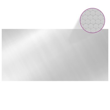 vidaXL Κάλυμμα Πισίνας Ασημί 450 x 220 εκ. από Πολυαιθυλένιο