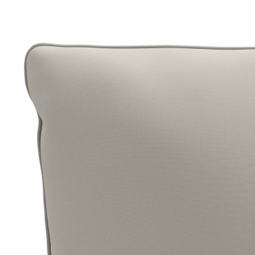 vidaXL 1-Τεμαχίου Μαξιλάρι Πλάτης PUTTEN 100% Πολυεστέρας Γκρι