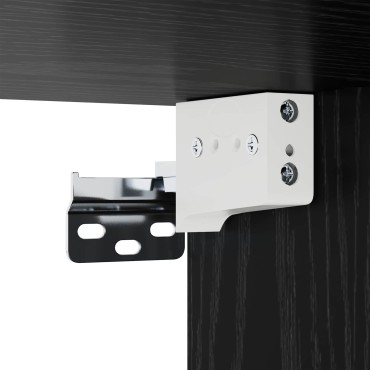 vidaXL Ντουλάπα Τοίχου 60x36,5x35cm Επεξεργασμένο Ξύλο Μαύρη Δρυς 1 τεμ.