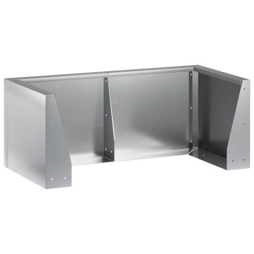 vidaXL Τοίχος Στήριξης 4 τμχ. 100 x 100 x 40 cm Γαλβανισμένος Χάλυβας