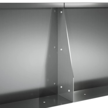 vidaXL Τοίχος Στήριξης 4 τμχ. 100 x 100 x 40 cm Γαλβανισμένος Χάλυβας