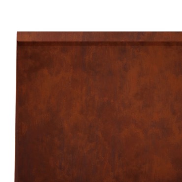 vidaXL Τοίχος Στήριξης 2 τμχ. 60 x 12 x 50 εκ. Σκ rusty