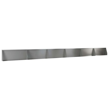 vidaXL Τοίχος Στήριξης 6 τμχ. 100 x 12 x 40 εκ Γαλβανισμένος Χάλυβας