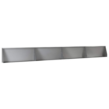 vidaXL Τοίχος Στήριξης 4 τμχ. 100 x 12 x 50 εκ Γαλβανισμένος Χάλυβας
