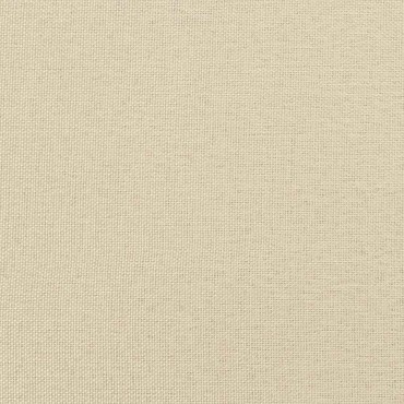 vidaXL Καναπέ με κουβέρτα Κρεμ 56,5 x 70 x 110 εκ ύφασμα