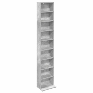 vidaXL Ντουλάπα CD Γκρι Σκυροδέματος 33x23,5x175cm
