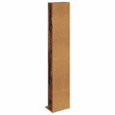 vidaXL Ντουλάπα CD Παλαιωμένο ξύλο 33x23,5x175cm