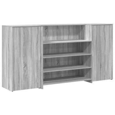 vidaXL Γραφείο υποδοχής 200x50x103,5cm Επεξεργασμένο Ξύλο 1 τεμ.