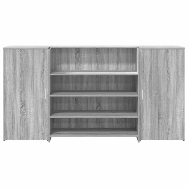vidaXL Γραφείο υποδοχής 200x50x103,5cm Επεξεργασμένο Ξύλο 1 τεμ.
