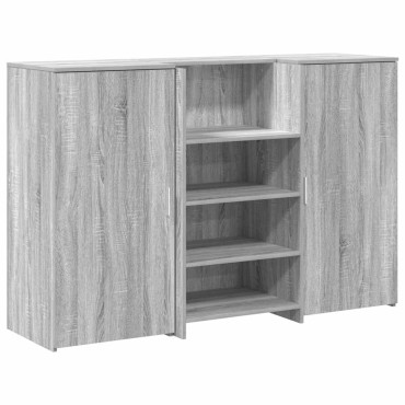 vidaXL Γραφείο υποδοχής 155x50x103,5cm Επεξεργασμένο Ξύλο 1 τεμ.