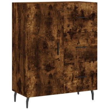 vidaXL Ντουλάπι Καπνιστή Δρυς 69,5x34x180cm από Επεξεργασμένο Ξύλο 1 τεμ.