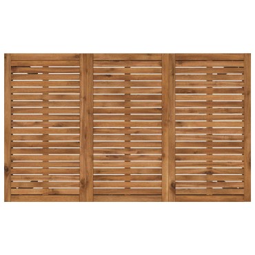 vidaXL Τραπέζι μπαρ κήπου NAARDEN Φυσικό και Μαύρο 147x88,5x105 εκ 1 τεμ.