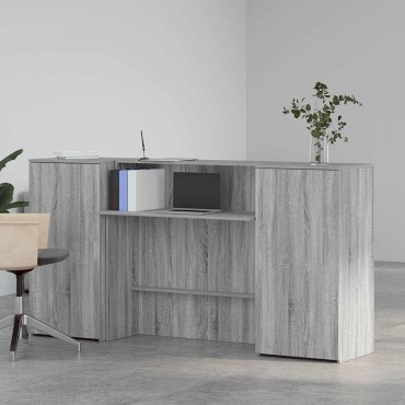 vidaXL Γραφείο υποδοχής 200x50x103,5cm Επεξεργασμένο Ξύλο 1 τεμ.