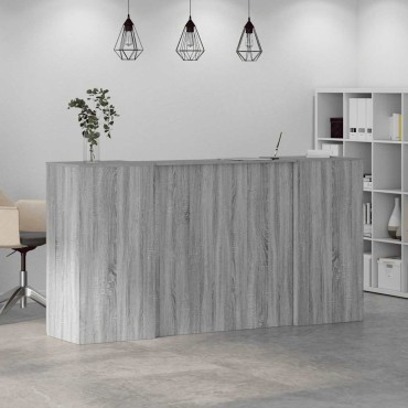 vidaXL Γραφείο υποδοχής 200x50x103,5cm Επεξεργασμένο Ξύλο 1 τεμ.