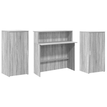 vidaXL Γραφείο υποδοχής 200x50x103,5cm Επεξεργασμένο Ξύλο 1 τεμ.