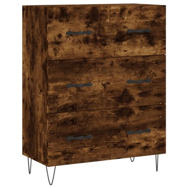 vidaXL Ντουλάπι Καπνιστή Δρυς 69,5x34x180cm από Επεξεργασμένο Ξύλο 1 τεμ.