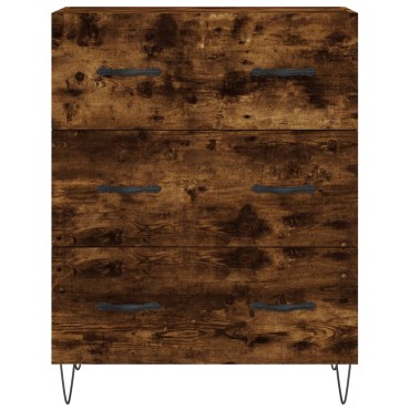 vidaXL Ντουλάπι Καπνιστή Δρυς 69,5x34x180cm από Επεξεργασμένο Ξύλο 1 τεμ.