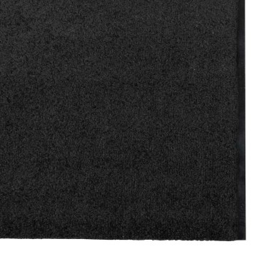 vidaXL Χαλάκι Εξώπορτας Άλλο Μαύρο 120 x 400 cm Πολυαμίδιο και PVC