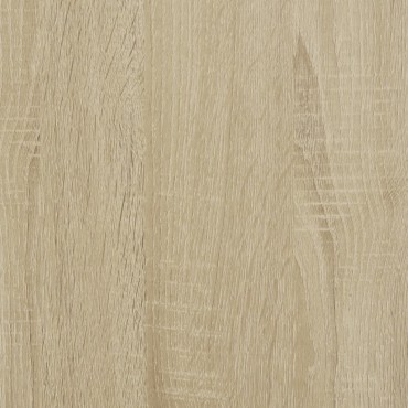 vidaXL Βοηθητικό Τραπέζι με Ρόδες Sonoma Δρυς 55x60x78cm Επεξ. Ξύλο