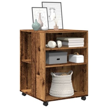 vidaXL Βοηθητικό Τραπέζι με Ρόδες 55x60x78cm Επεξεργ. Ξύλο