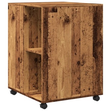 vidaXL Βοηθητικό Τραπέζι με Ρόδες 55x60x78cm Επεξεργ. Ξύλο