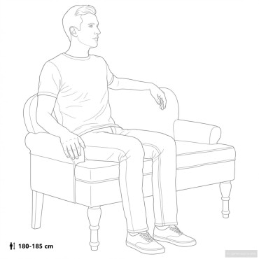 vidaXL Καναπές Chesterfield Καπουτσίνο 119,5x64,5x75cm