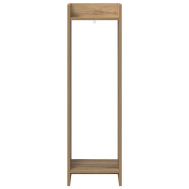 vidaXL Βάση φυτών Artisan Δρυς 30 x 30 x 100 εκ Επεξεργασμένο Ξύλο