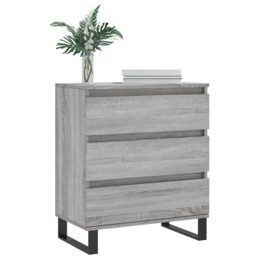 vidaXL Ντουλάπι Γκρι Sonoma 60x35x70cm από Επεξεργασμένο Ξύλο 1 τεμ.