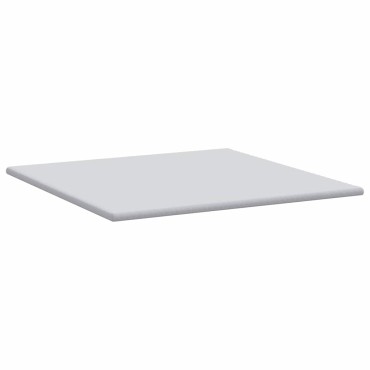 vidaXL Στρώμα επικάλυψης Λευκό 200 x 200 cm Υφασμα Jacquard