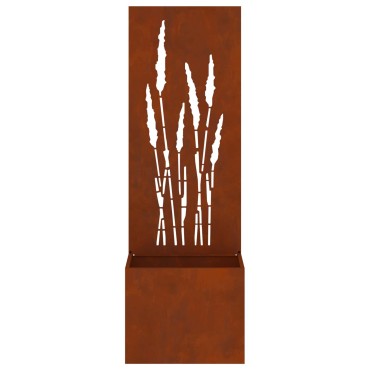 vidaXL Οθόνη Ιδιωτικότητας Κήπου Σκ rusty 50 x 32 x 150 εκ