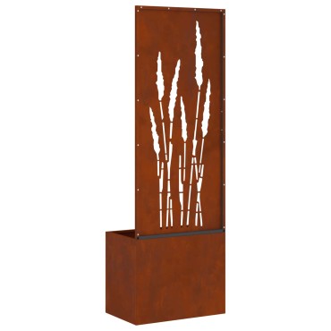 vidaXL Οθόνη Ιδιωτικότητας Κήπου Σκ rusty 50 x 32 x 150 εκ