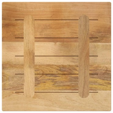 vidaXL Επιφάνεια Τραπεζιού Τετράγωνη 60x60x2,5cm Μασίφ Ξύλο Μάνγκο 1 τεμ.